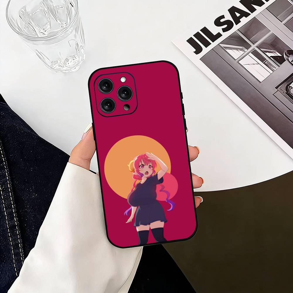 D-Dragon Maid Тору Илулу Чехол для телефона Силиконовый Мягкий Для IPhone 17 16 15 14 13 12 11 X XR Plus Pro Max Plus