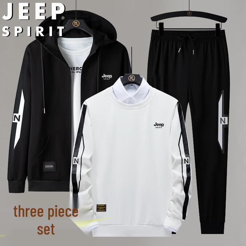 Мужской спортивный комплект из 3 предметов с капюшоном JEEP SPIRIT