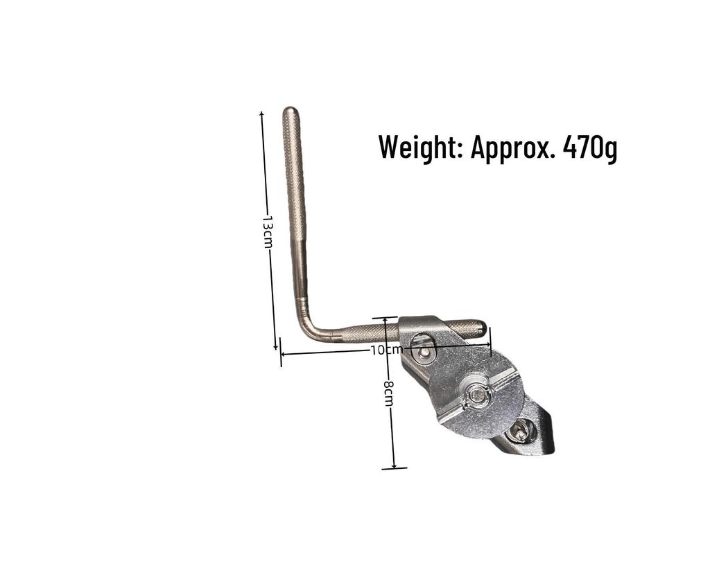 Two-way Quick Lock Drum Rack Cymbal and Cowbell Holder Clamp