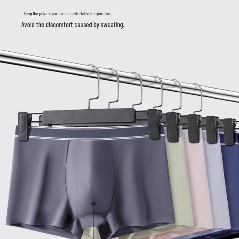 MENGTEJIAO 10A Антибактериальные мужские хлопковые боксеры-брифы с графеном