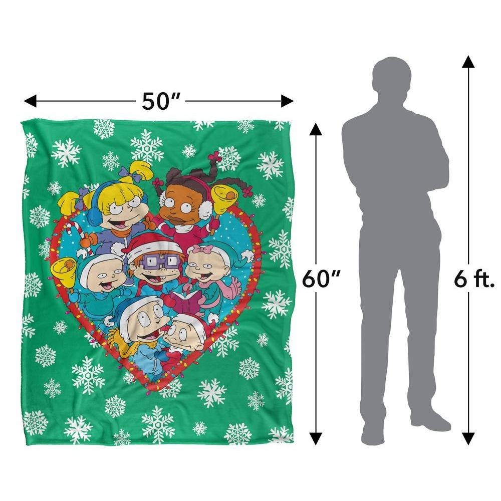 Rugrats Silky Group Christmas Supersoft Blanket