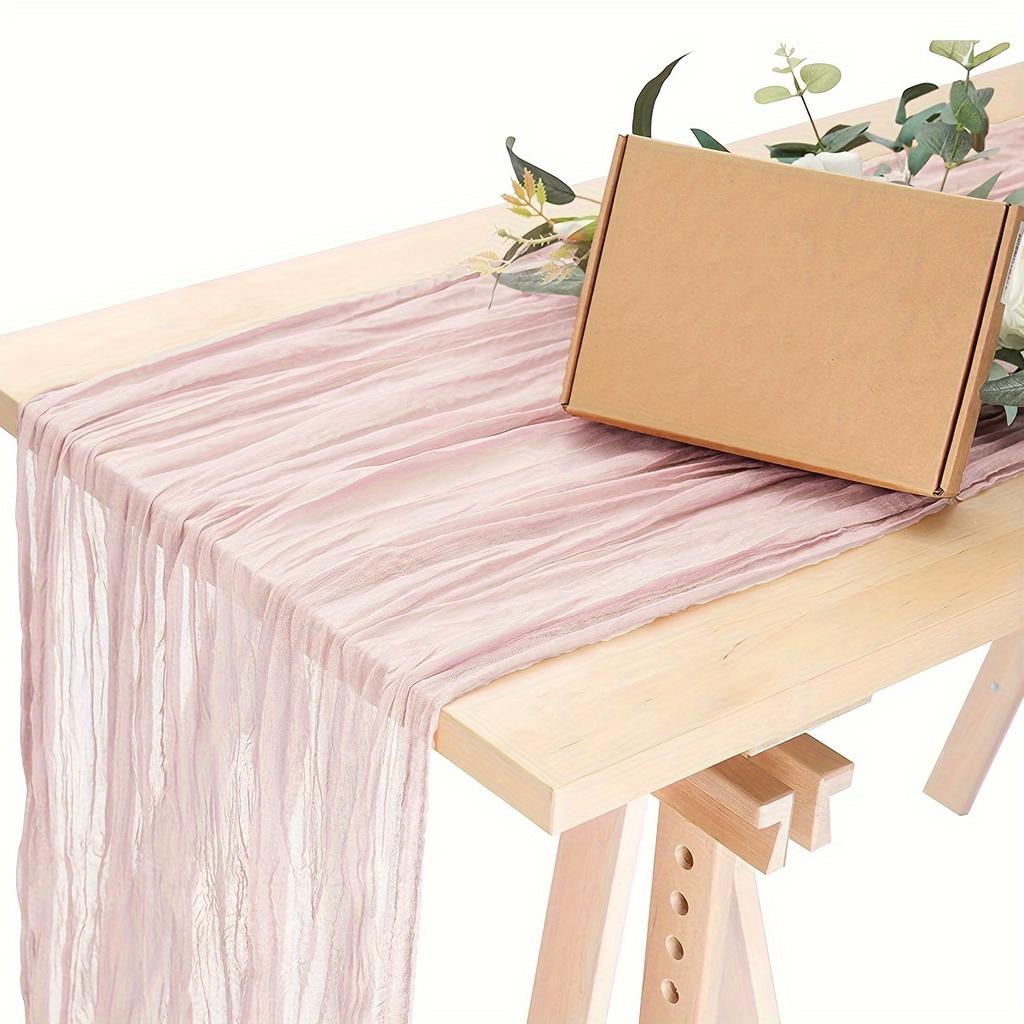 Элегантная прозрачная полиэстеровая скатерть для свадьбы, девичника, дня рождения, Дня благодарения, украшения рождественской вечеринки