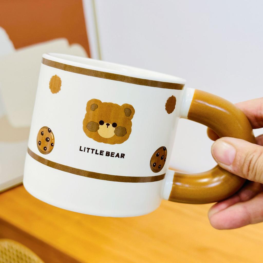 Бытовая легкая роскошная посеребренная керамическая чашка для пары, цветочная чашка для девочек, креативная индивидуальная кружка