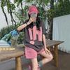 Trendy Women's Summer 2025 Loose T-Shirt & Wide-Leg Shorts Two-Piece Set