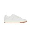 (w) Sl/61 Low-top Sneakers In Smooth And Grained Leather White