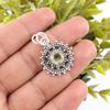 Green Amethyst Pendant, Handmade Gemstone Pendant, 925 Solid Sterling Silver Pendant Antique Jewelry, For Engagement Gift