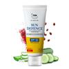 TNW-THE NATURAL WASH Солнцезащитный крем Sun Defence SPF 50 PA+++ - 50 г | Обогащен маслом жожоба, экстрактом шафрана и огурца | Защита от UVA/UVB и Баланс