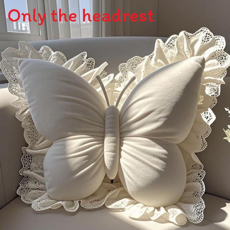 Princess Butterfly Living Room Pillow With Cotton Cover For Home And Car Use