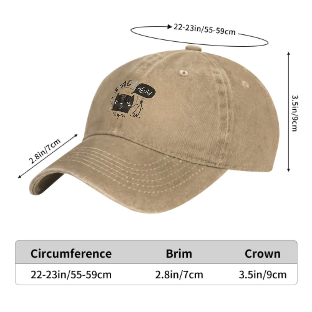 Милый Космический Кот Летняя Классическая Мода Мужская Кепка Тракер Хлопковая Дышащая Женская Ковбойская Шляпа Для Отдыха Путешествий На Открытом Воздухе Кепки для Баскетбола