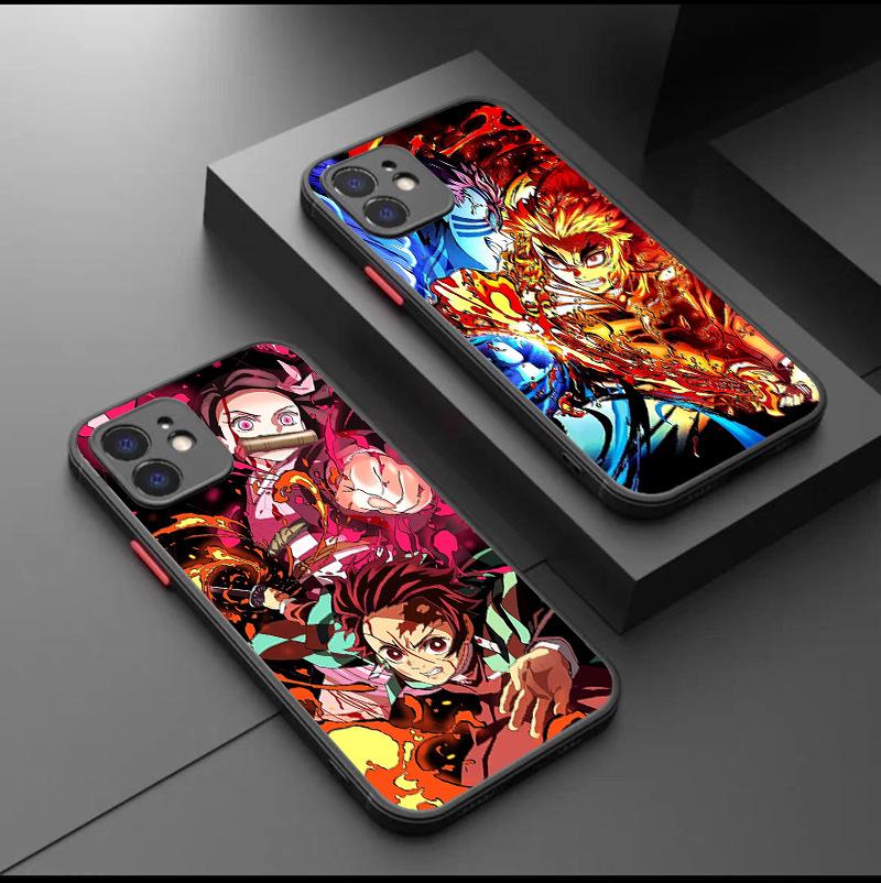 Чехол для телефона Nezuko Anime Demon Slayer для iPhone 11 XR XS 7 8 Kyojuro Purgatory