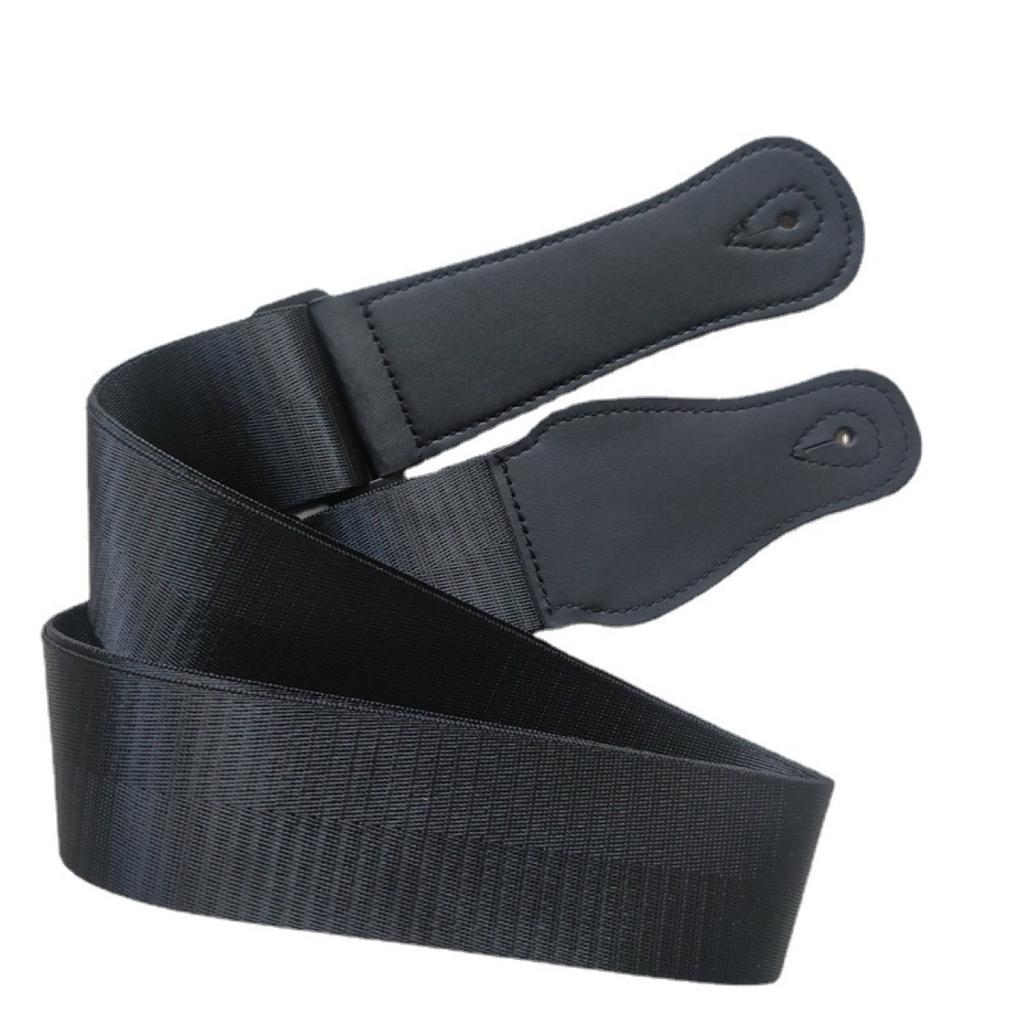 Регулируемый кожаный и тканевый гитарный ремень в этническом стиле с различными узорами для акустических и бас-гитар