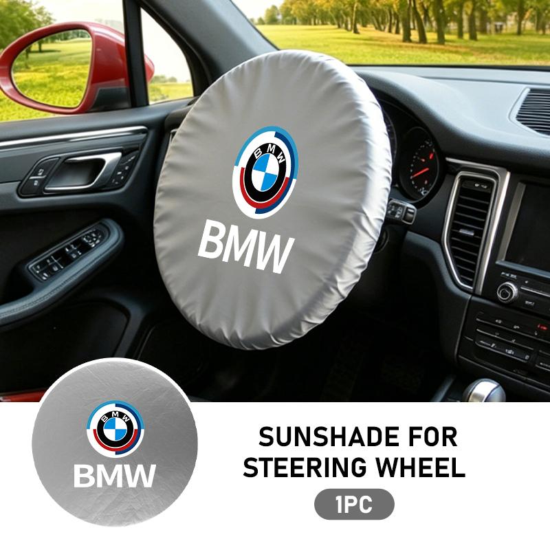 Car Steering Wheel Sun Block Silver Coated Cloth Sun Shade Cover For BMW M E87 E30 E46 E28 E39 F18 F35 G03 F10 E93 F20 r3