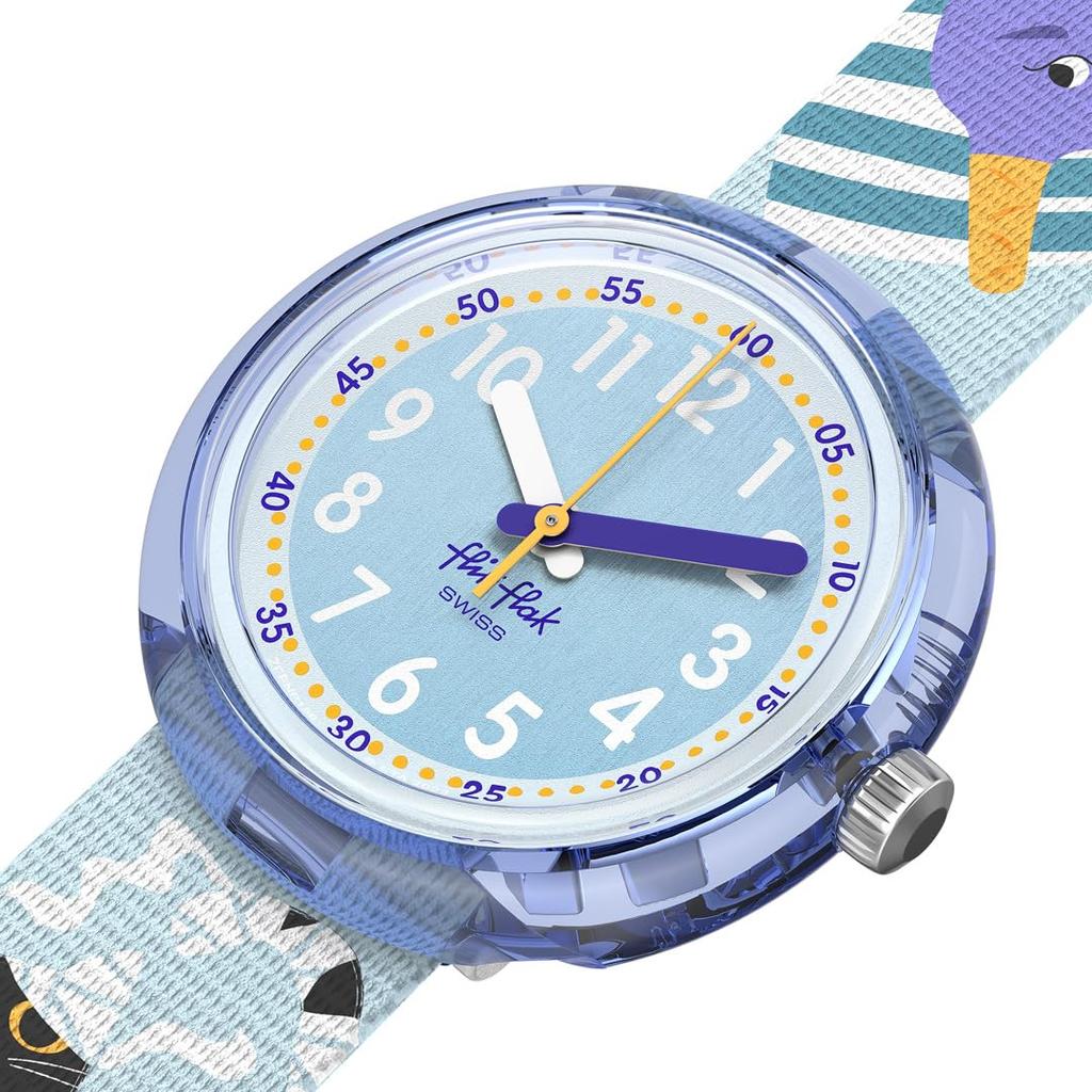 Flik Flak Watch FPNP156 Kids' TUTAN-TIME