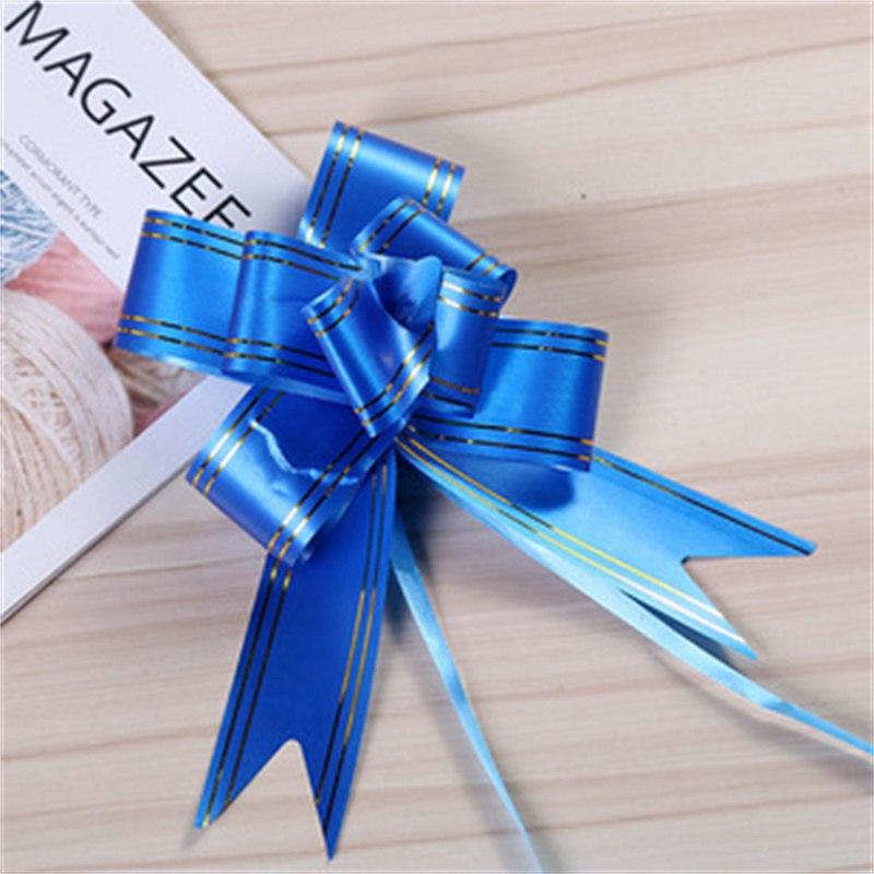 Bowknot Fruit Basket Bow Flower Wedding Ribbon Wedding Ribbon Handle Decorative Handmade Car Door