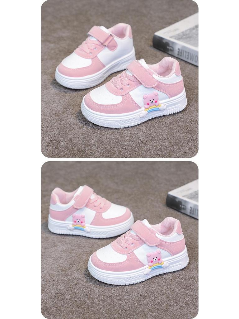 Breathable Cartoon Canvas Walking Shoes for Toddlers - Wear-Resistant, Low-Top Sports Shoes for Girls & Boys