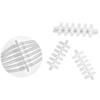 Pack of 10 Continuous Ink System Tubing Adapters CISS Pipeline Hose Ink Tube Connectors for Office Printers