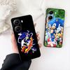 S-SonicS Cartoon Hedgehogs Phone Case for Samsung Galaxy S22 S21 S20 FE Ultra Plus A35 A36 A37 A33 A34 A04 A71 Cover Casing