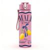 1PC Amalfi Lemon Wreath Label Print 750ml Color Plastic Sports Water Bottle Leakproof Flip Straw Lid Suitable for Sports Office Home Use