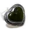 Ювелирный кулон из стерлингового серебра 925 пробы с натуральным зеленым лабрадором 1,38 дюйма c6F39