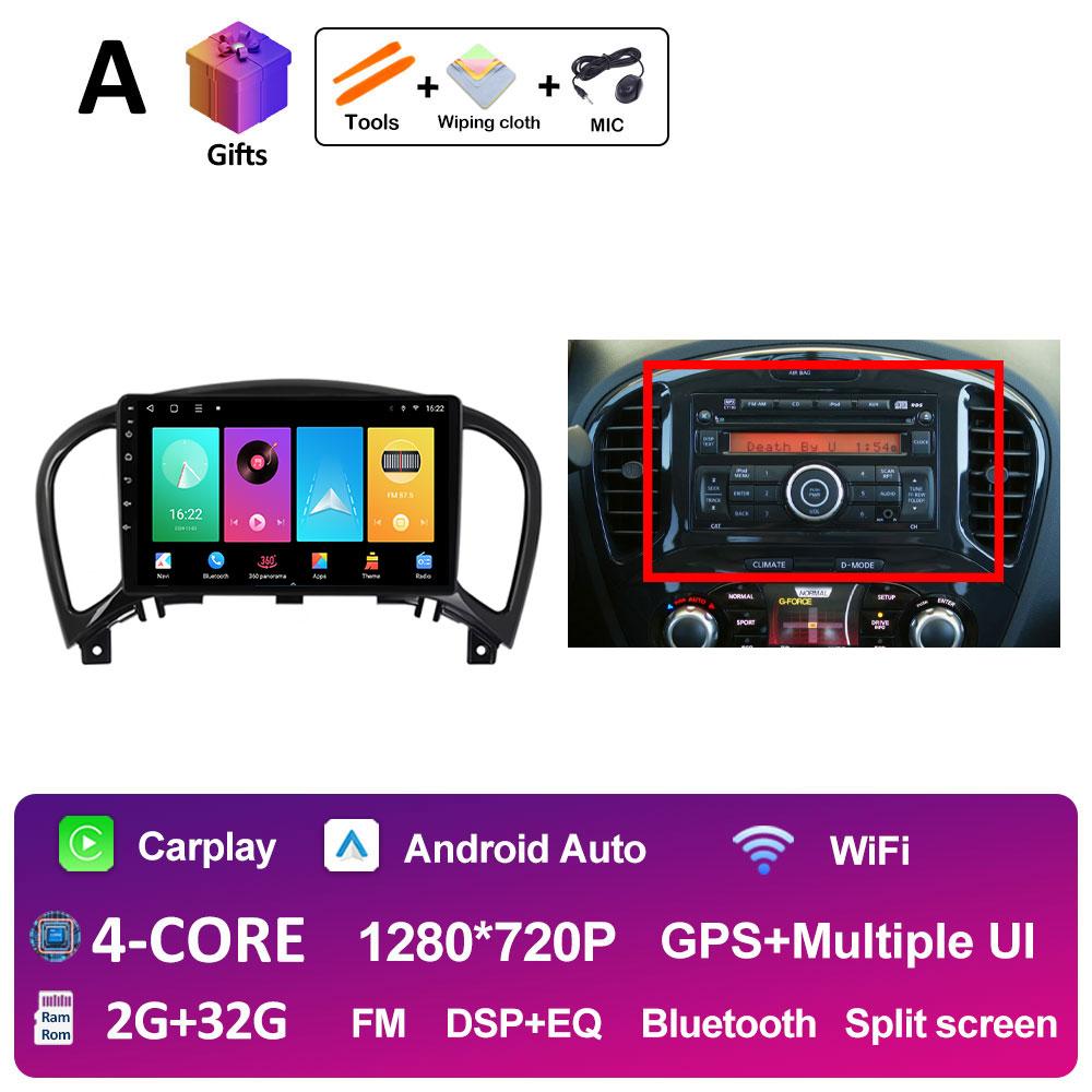 Для Nissan Juke YF15 2010 2011 2012 2013 2014 Автомагнитола Мультимедийный Видеоплеер Вентилятор охлаждения DSP Стерео GPS Навигация Авторадио