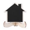 10Pcs Mini Wooden Display Blackboard Art Craft Desktop Message Board Wedding Decorations