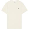 Polo Футболка мужская с круглым вырезом и коротким рукавом, однотонная, топы, молочный 710671426270
