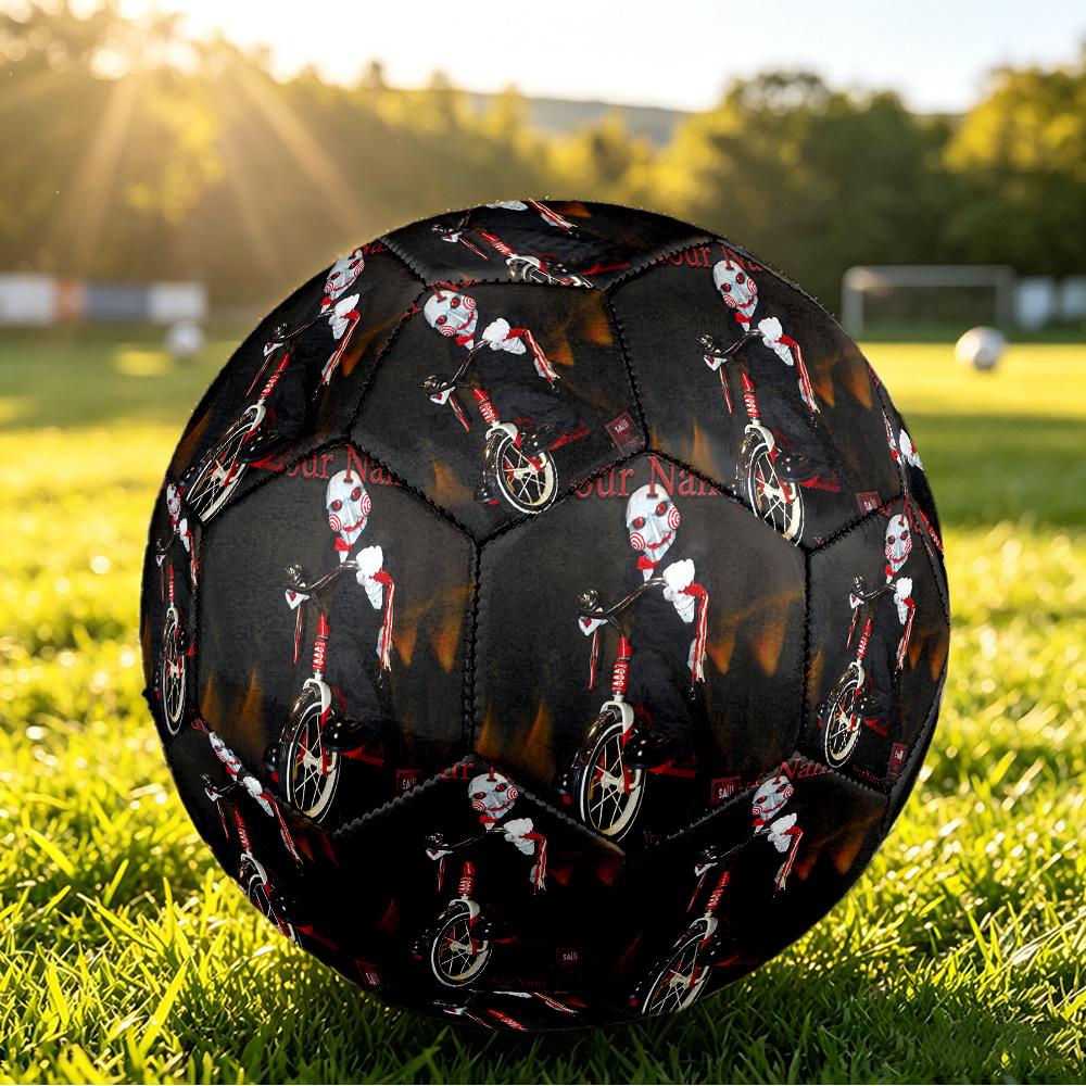Size 5 FootballSaw Billy the Puppet Durable PU Soccer Ball for Sports Training Outdoor Competition
