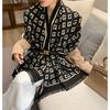 Small G Letter Jacquard Imitation Cashmere Thick Scarf Women, Autumn and Winter New Cold-proof Shawl Scarf