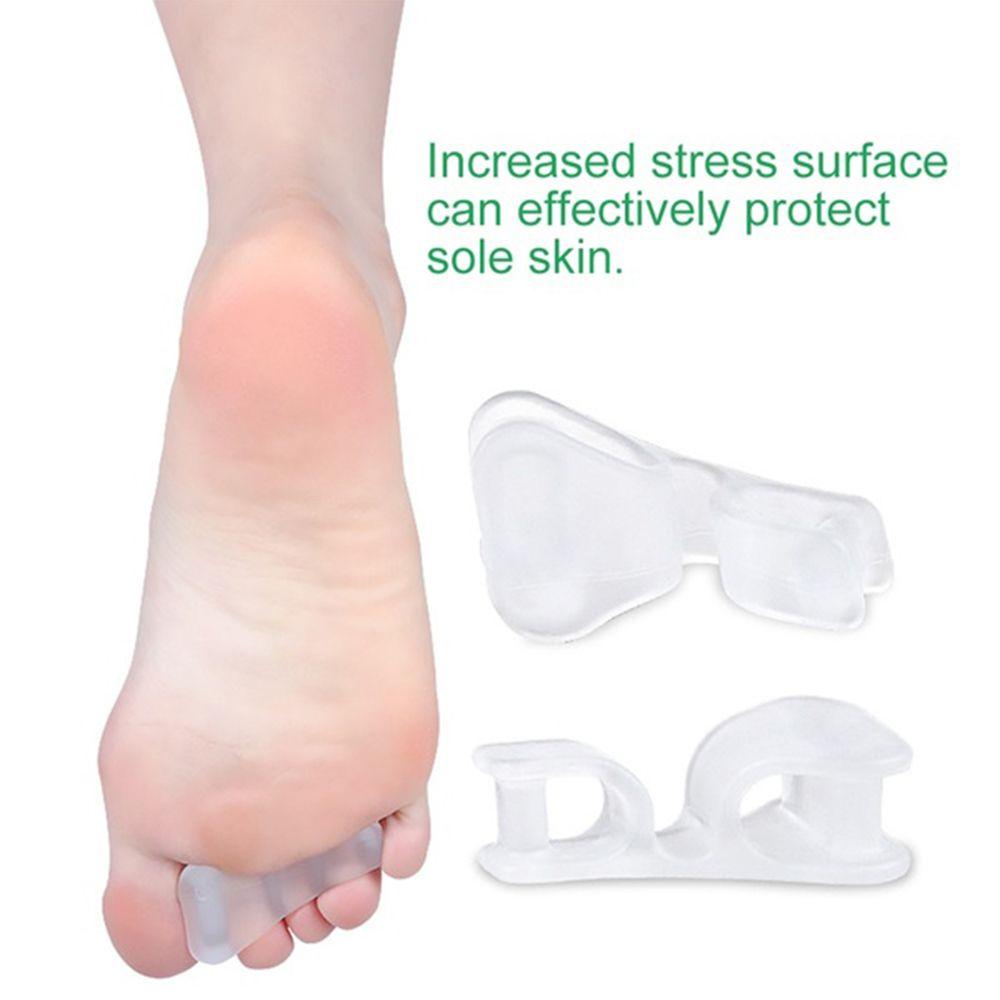 2PCS Elastic Splitter Protector Pain Relief Foot Care Toe Separator Toe Corrector