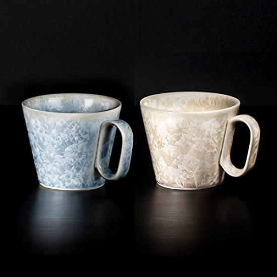 Кружка Wired Beans Mug прослужит всю жизнь, киотская посуда, цветочный хрустальный набор, парная кружка, кофейная чашка 240 мл, парная кружка в подарочной коробке (Проволочные бобы) (Бежевый/Гинтоки)