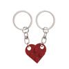 Gifts Couples Friendship Separable Heart Pendant Key Ring Building Block Keychains Key Buckle