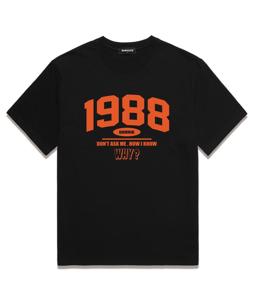 Baligeiteu [2 шт.] 1988 Why Футболка оверсайз с коротким рукавом (Bs024S) (Тип)