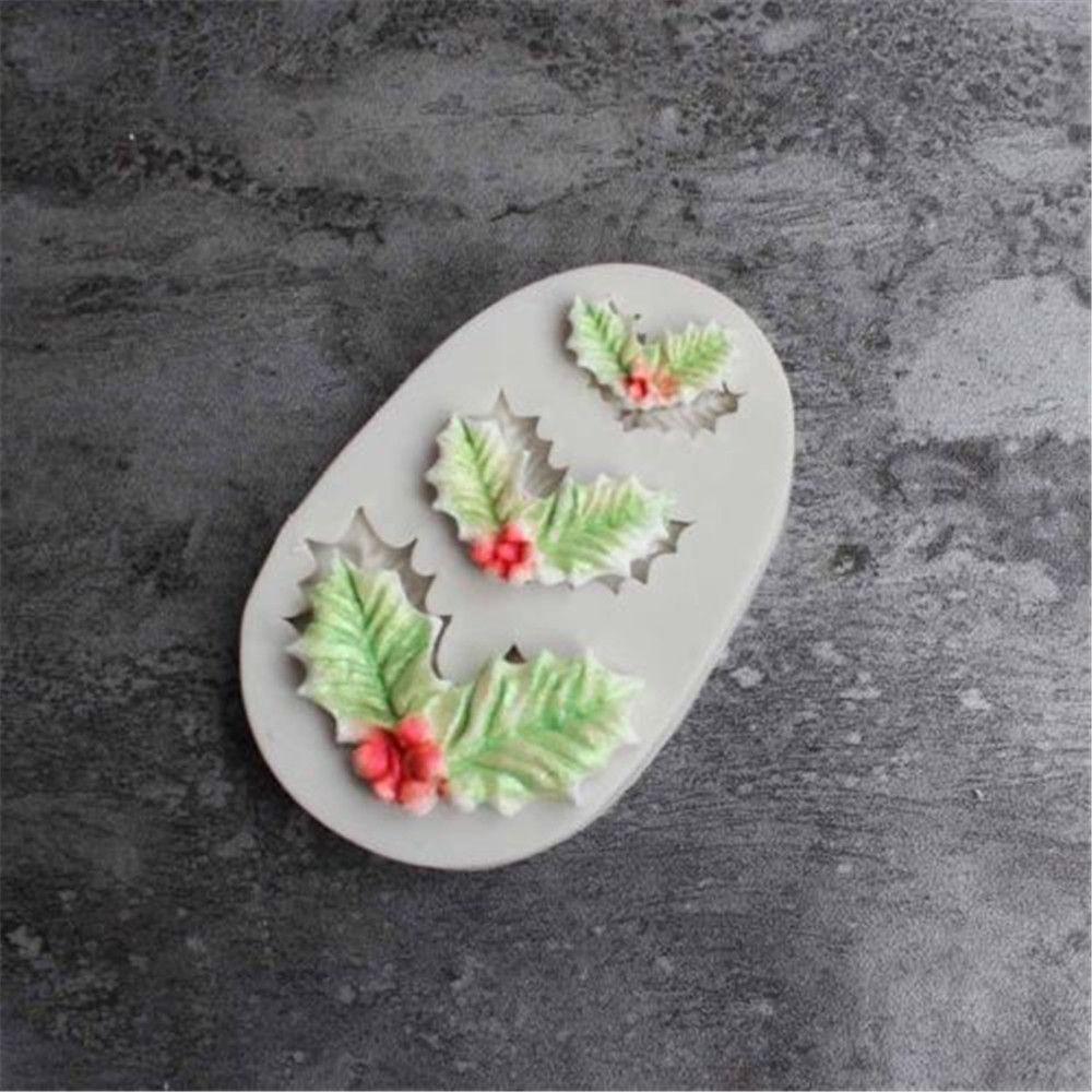 Decoration Tools Fondant Cake Cake Decoration Silicone Molds Chocolate Leaf Mold Christmas Tree