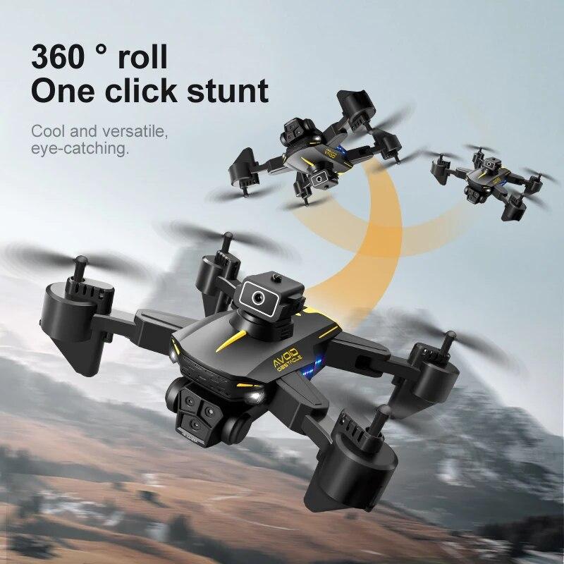Новый KY605S RC Дрон GPS 8K Professinal с тремя камерами Широкоугольный оптический локализация потока Четырехсторонний квадрокоптер для предотвращения препятствий