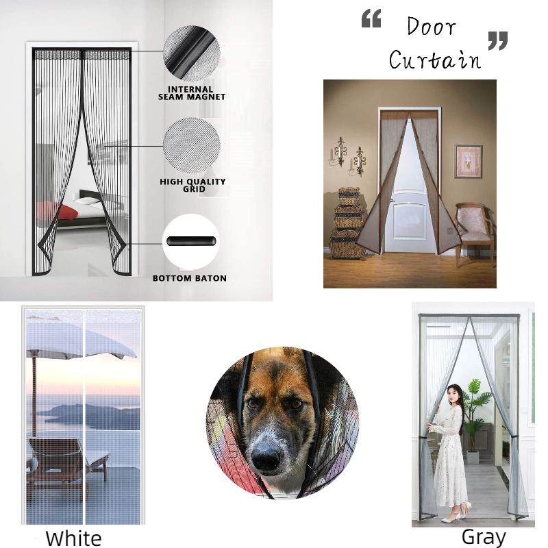 Магнитная сетчатая штора для двери для защиты от комаров летом, идеально подходит для кухни, гостиной, спальни