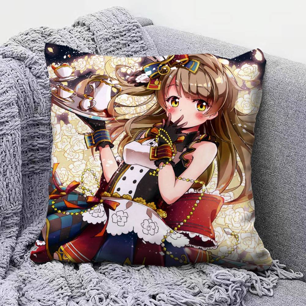 Minami Kotori Anime Girl Love Live  Home Sofa Cushion Covers and Aecorative Custom Pillow Covers