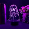 Светодиодная лампа в стиле манга «Это время я перевоплотился в слизь» для детской спальни, декор Сидзуэ Идзава, акриловая фигурка, светодиодный датчик света