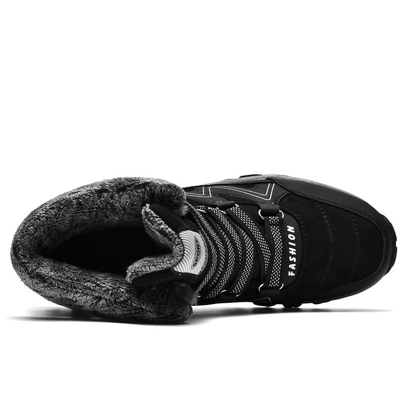 TUINANLE Women Winter Boots Men Warm Snow Boots Plush Ankle Boots for Men Women Cotton Shoes