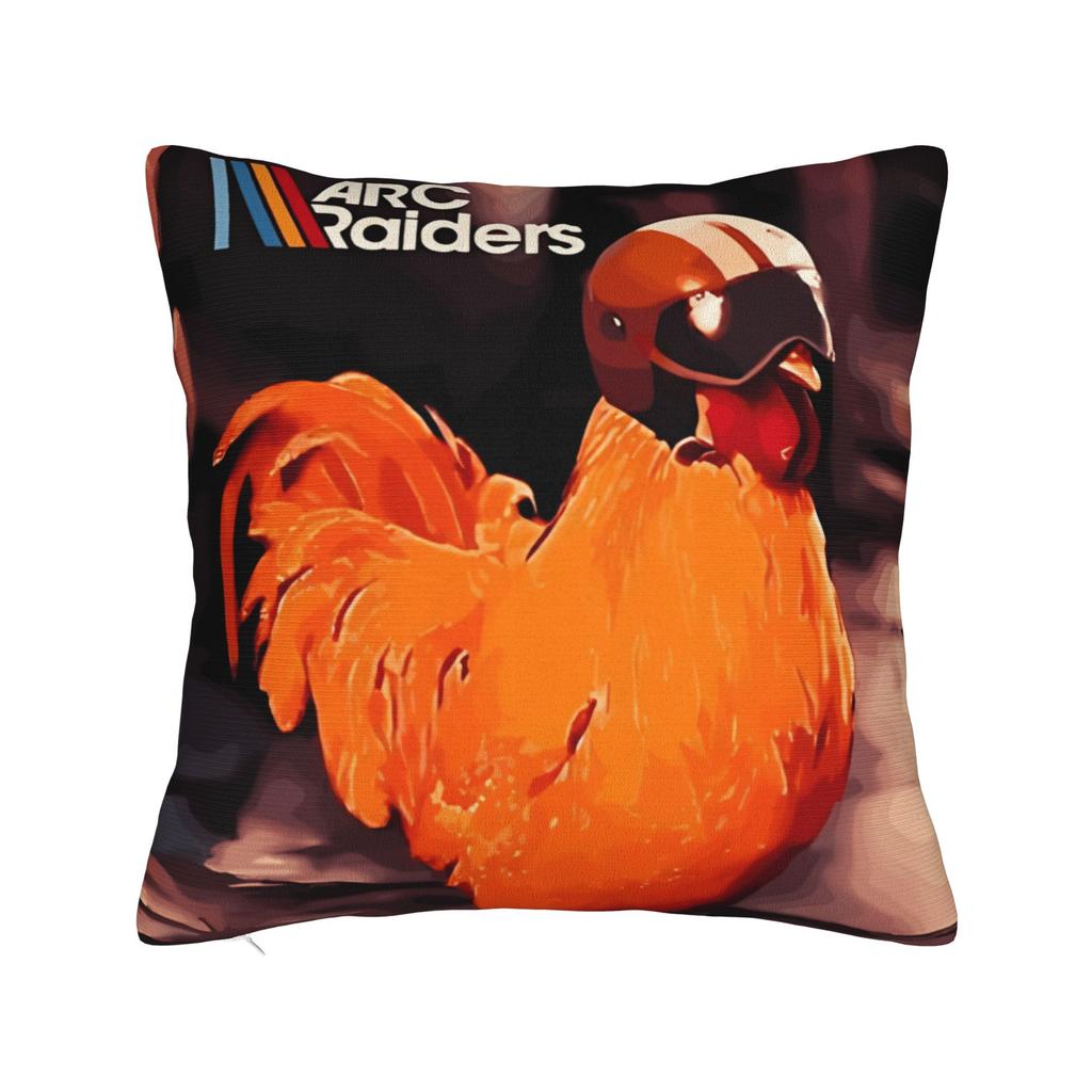 Arc Raiders Rooster Game Pillow Cover Retro Trendy Pillow Case For Couch Sofa Bedroom Design Cushion Cover Gift