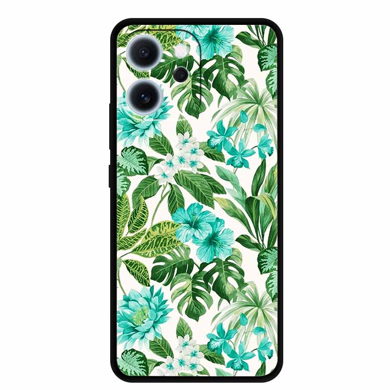 Чехол Funda Для Oppo Reno15F Мягкий Бампер Силиконовый Эстетичная Задняя Крышка Для Oppo Reno 15F Защитный Ударопрочный Чехол Oppo Reno15F