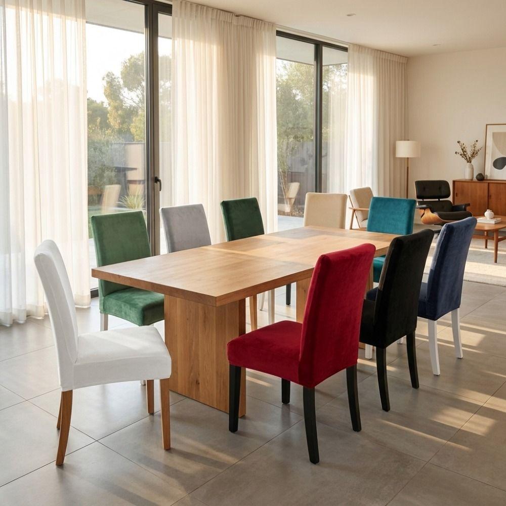 Thickened Elastic Chair Slipcover Velvet Chair Protector Universal Plush Chair Cover Home Use