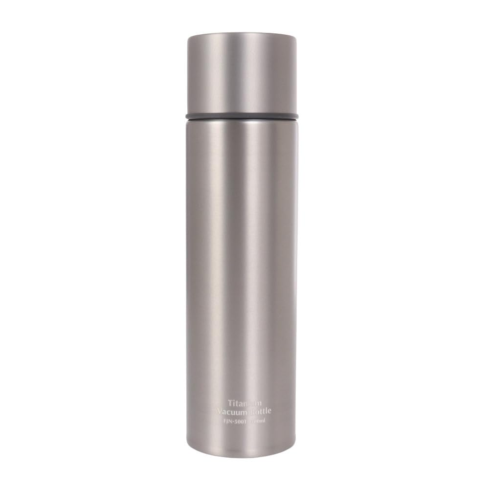 Thermos Титановая бутылка для воды TGY с вакуумной изоляцией, 0,5 л, FJN-500T (Серебро/FF)