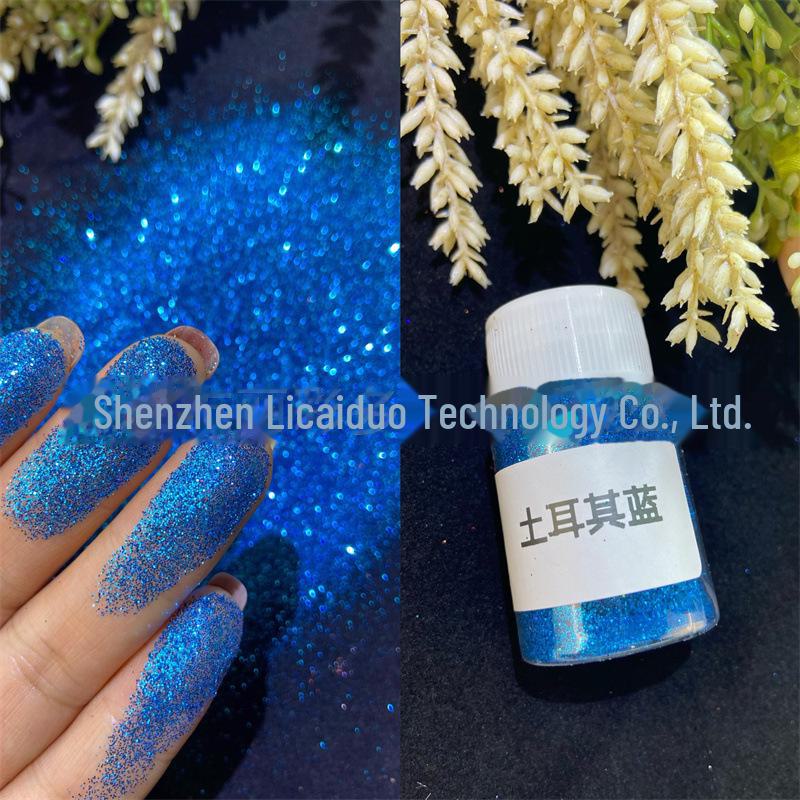 Блестящая пудра для ногтей 0,2 мм для самостоятельного нейл-арта с быстросохнущим клеем Crystal, маслом Quicksand и наполнителем Mahjong