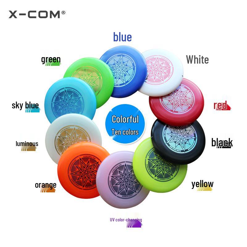 XCOM Ike 175g Luminous X-Star Frisbee - Ultimate Competition & Parent-Child Outdoor Game