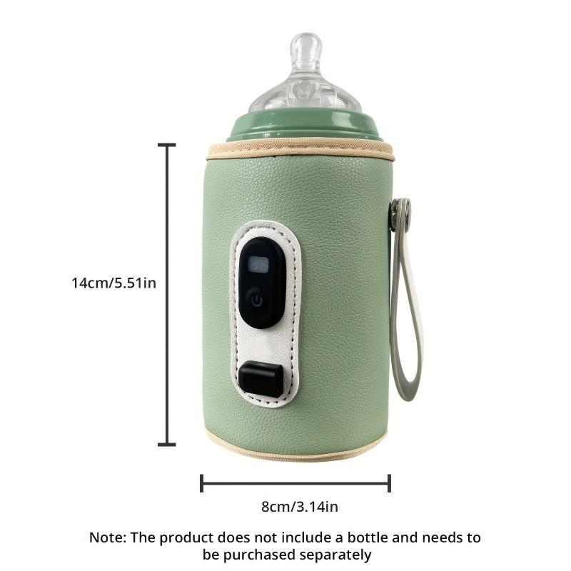 Travel Portable Bottle Thermostat With Five-Position Usb Control And Digital Display For Outdoor Use Comes With Usb Cord.