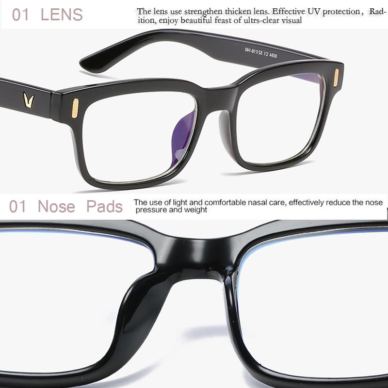 Унисекс игровые очки компьютер против усталости синий свет блокировка УФ-защиты V-образные очки