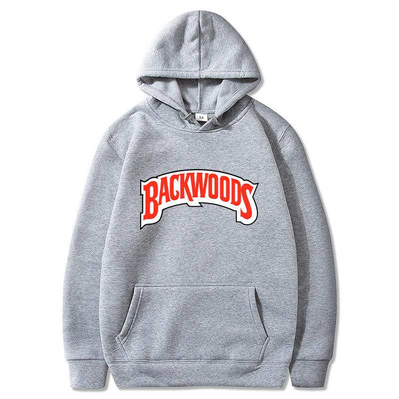 Backwoods Hoodies Women Unisex Fashion Letter Graphic Printed Sweatshirts Women Casual Harajuku Streetwear Hooded Pullover Sportwear