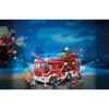 PLAYMOBIL 9464 Yellow Fire Department Intervention Van with Functional Water Cannon - City Action