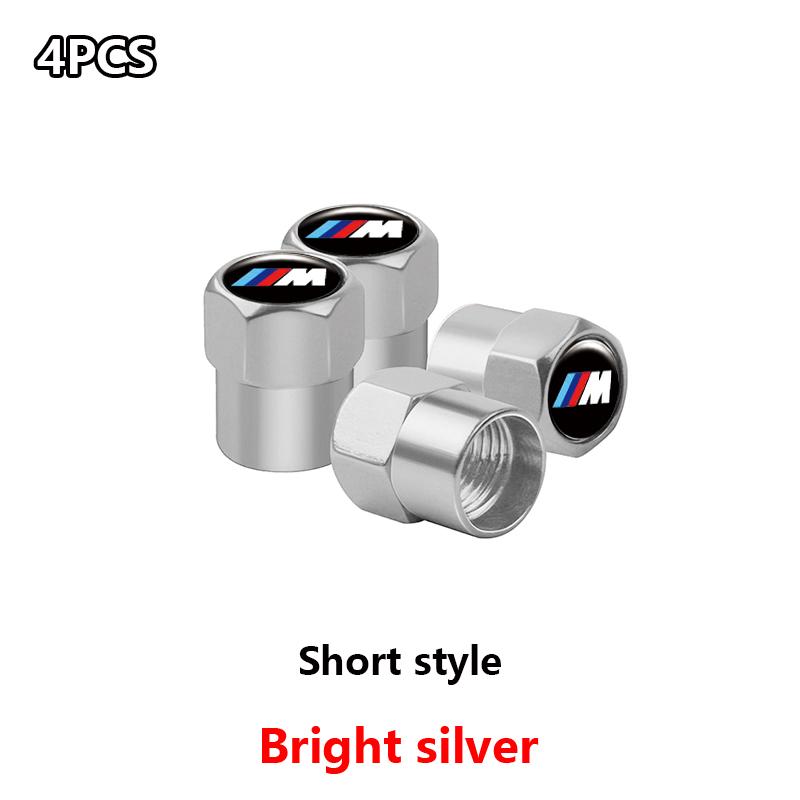  X1 X3  E46 E90 E60 4Pcs Rigid Metal Wheel Tire Valve Stem Caps Dust Cylinder Covers Hexagonal  Car Exterior Tuning Accessory HJ5