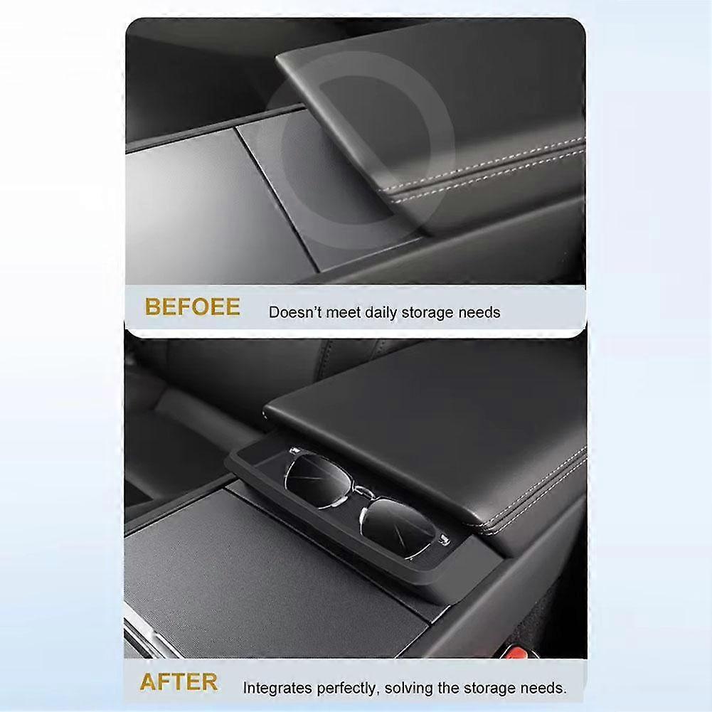 For Model Y Juniper Center Console Armrest Storage Box